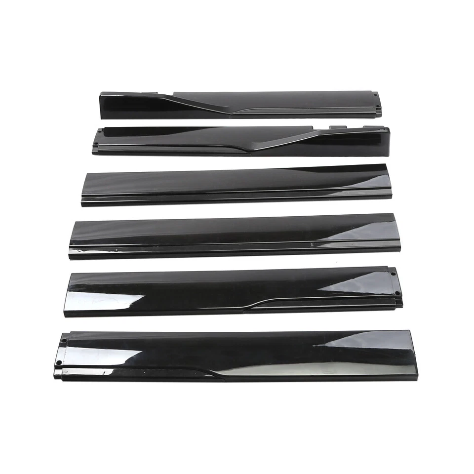 For Ford Taurus SHO Side Skirt Extension Splitter Spoiler Lip Glossy Black Foto 3 de 4