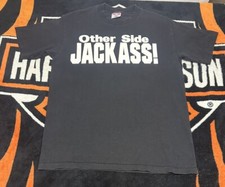 Vintage 1997 WWF Stone Cold Steve Austin Other Side Jackass T Shirt Size Large