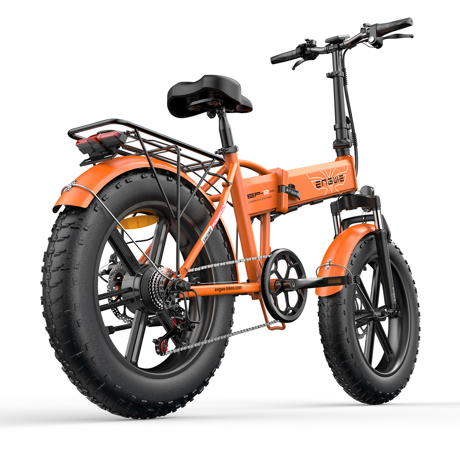 ENGWE 750W Fat Tire 48V 13Ah Bicicleta eléctrica plegable 27mph Playa E-Bike