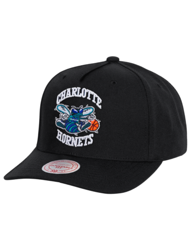 Charlotte Hornets Mitchell & Ness NBA HWC MVP Snapback Hat - Black | eBay
