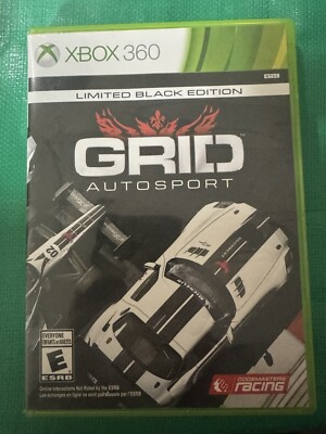 GRID Autosport -Limited Black Edition (Microsoft Xbox 360, 2014) - Complete, CIB
