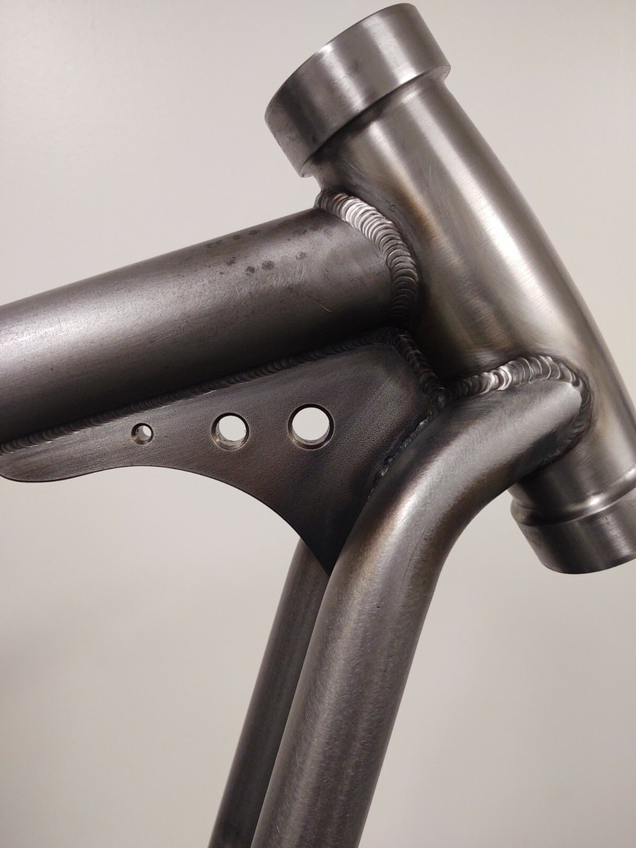 2004-UP 35° RAKE TINWORKSINC SPORTSTER GOOSENECK RIGID DROPSEAT