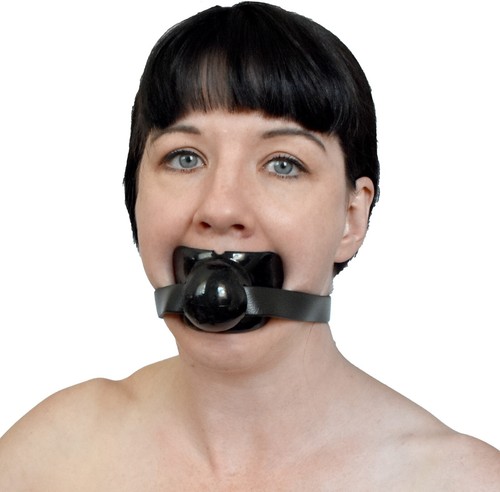 Silikon Mundknebel mit Zungenfixierung & Mundstück* Mouth Gag Bondage Fetisch - Picture 4 of 18
