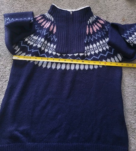 Vintage Adrienne Vittadini 90s Chunky Knit Sweater Size M - Picture 9 of 9