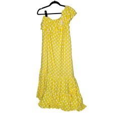 Lisa Marie Fernandez Target S Dress Linen Tiered Midi Beach Resort Vacation