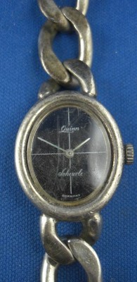 Montre Femme Quinn - Bracelet Chaîne Blindée Argent 925 - Occasion