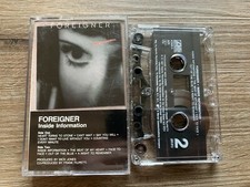 VINTAGE FOREIGNER INSIDE INFORMATION CASSETTE TAPE