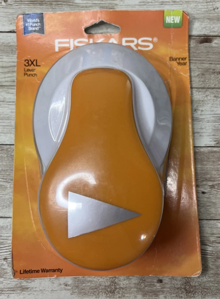 Lote de 7 punzones de papel artesanal Fiskars nuevos en paquete - plantillas (textura de papel) pequeños a 3XL Foto 2 de 4