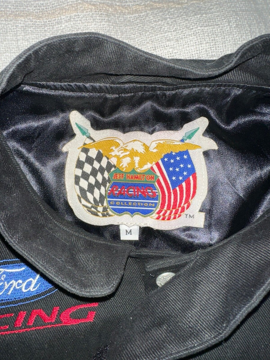 USA Jeff Hamilton UPS ナスカー レーシング ジャケット Vintage Jeff Hamilton Design UPS Leather Nascar Jacket – The