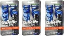 Gillette Styler3 3-In-1 Razor (3 Pack)