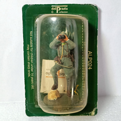 Del Prado Alpine Officer in War Uniform 1915 new painted metal figure ALP024