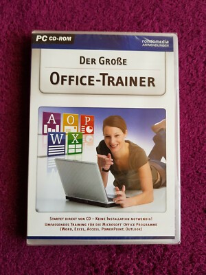 Der große Office Trainer. PC CD ROM. DVD-Box. Neu.