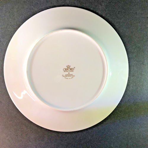 Lenox Oxford weißes Echo China Platin Borte 8,25" Salatteller - Bild 2 von 2