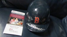 Dom DiMaggio signed Boston Mini Helmet  JSA Certified