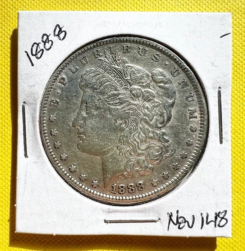 1888 (P) Morgan Silver Dollar $1 AU
