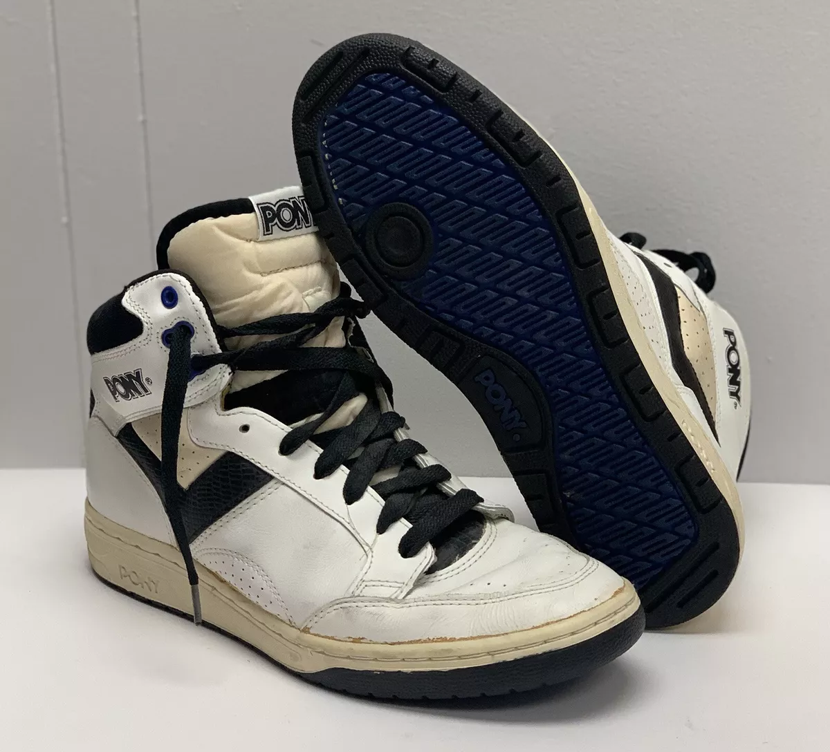 Vintage Pony Sneakers US 9 Mens 4090 0812 F88 Rare