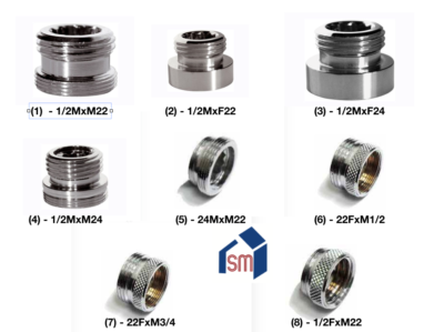 Adattatore Rubinetto FLO In Ottone 3/4'' - Compatto E Leggero Per Idraulica Domestica - Foto 14