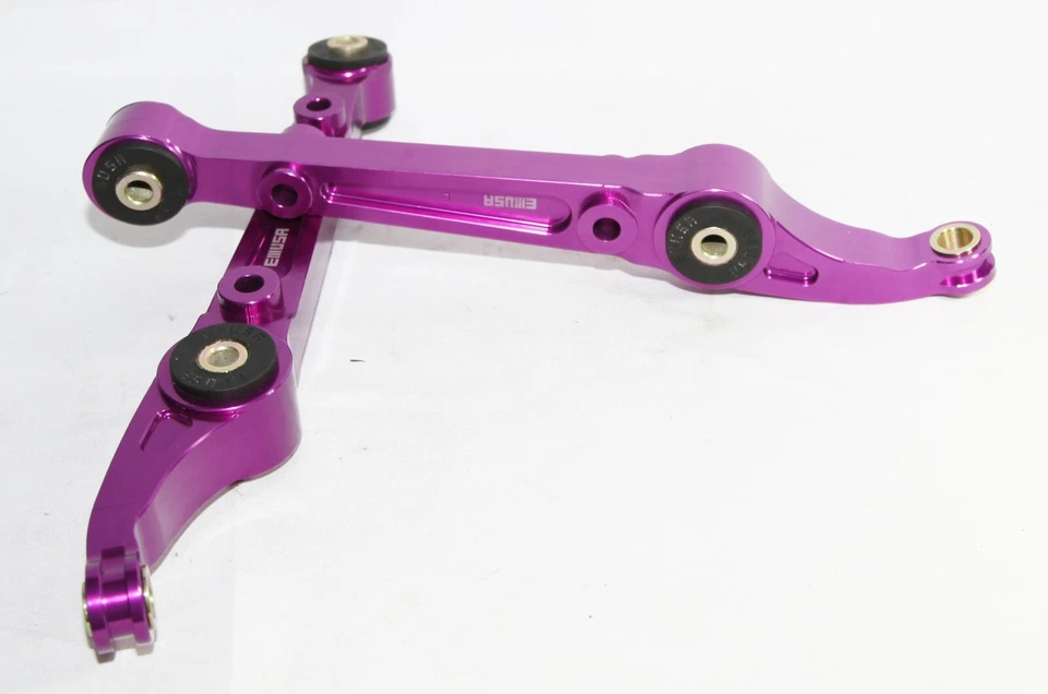 Brazo de control inferior delantero PÚRPURA para 92-95 Civic/94-01 Integra/93-97 Del Sol Foto 4 de 4