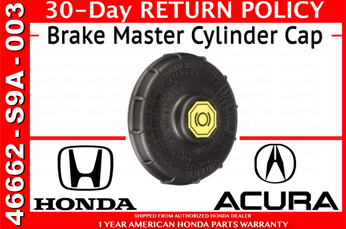 Genuine OEM Honda Acura Brake Master Cylinder Cap 46662-S9A-003 | eBay