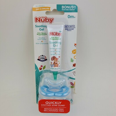 Dr. Talbot's Naturally Inspired Soothing Gel for Sore Gums 0.53oz + Gum-ez teetr