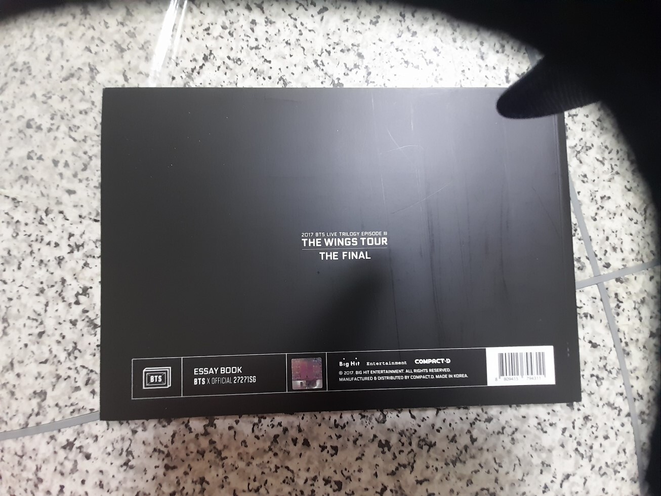 BTS Bangtan Boys Wings Tour The Final Suga Yoongi Essay Book Only No