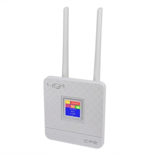 Router 4G LTE CPE Mobile Tripla Rete con Schermo Colorato - Plug & Play UE