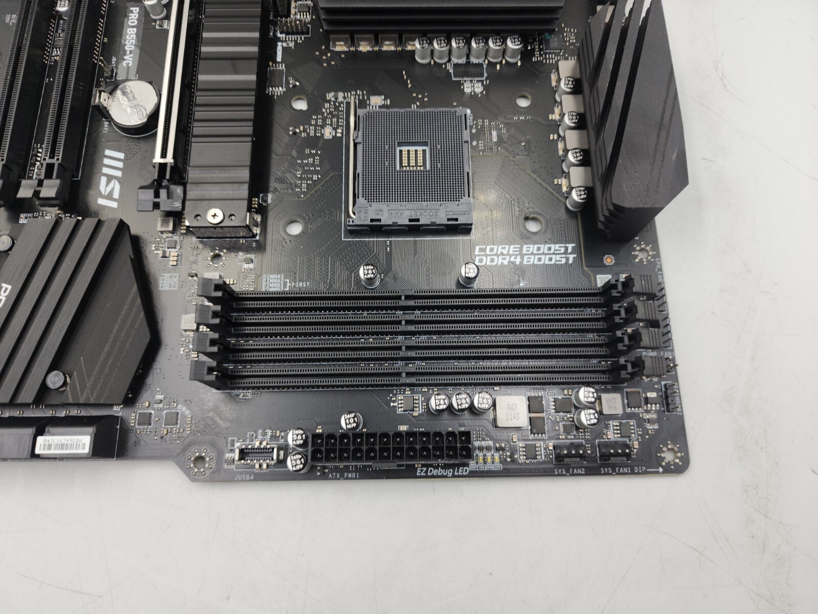 MSI PRO B550VC ProSeries Motherboard (AMD AM4, DDR4, ATX) NOT WORKING