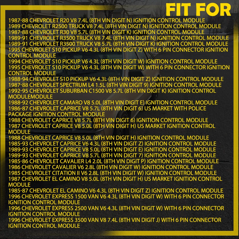 Módulo de control de chispa de bobina de encendido para Chevy Buick Cadillac Geo GMC Pontiac Foto 4 de 4