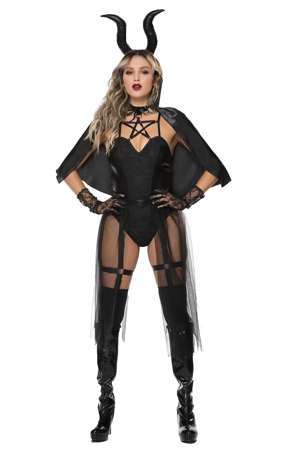 Black Music Legs Costumes for Women