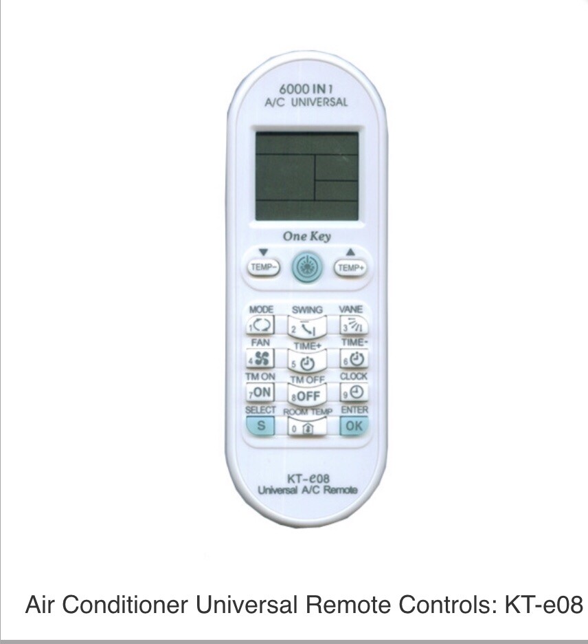 Universal Remote Controls for Air Conditioner Small Fit
