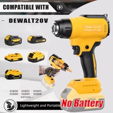 For Dewalt 20V Portable Heat Gun Cordless Electric Heat Gun with 4 Nozzles New
