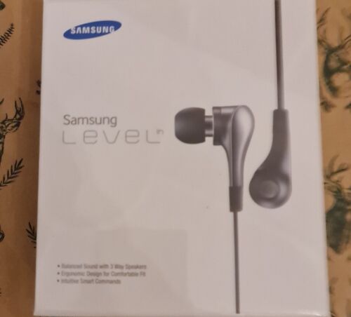 Offizielle Samsung EO-IG900 Level In-Ear Kopfhörer Schwarz/Grau NEU OVP
