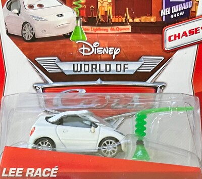 DISNEY PIXAR CARS ''LEE RACE'' CHASE CAR, NEU IN VERPACKUNG, VERSAND WELTWEIT