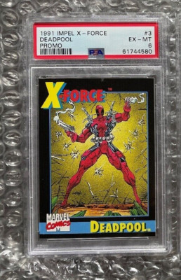 1991 DEADPOOL ROOKIE IMPEL MARVEL X-Force #3 PSA 6 | eBay