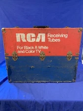 Vintage RCA Receiving Tubes Service Box Color/ B&W TV Repairman FULL 4393