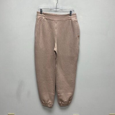 Lunya Ottium Tan Ribbed Pull On Restore Double Faced Lounge Jogger Pants M $198