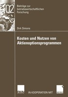 Dirk Simons | Kosten Und Nutzen Von Aktienoptionsprogrammen | Taschenbuch (2002)