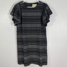 Anthropologie Denmark Striped Tunic Women Dress Moon River Sz XS Ruffle Sleeve