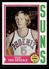 1974-75 Topps #160 Dick Van Arsdale