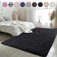 Non Slip Shaggy Area Rugs Carpets Soft Fluffy Floor Mats Carpets for Living Room