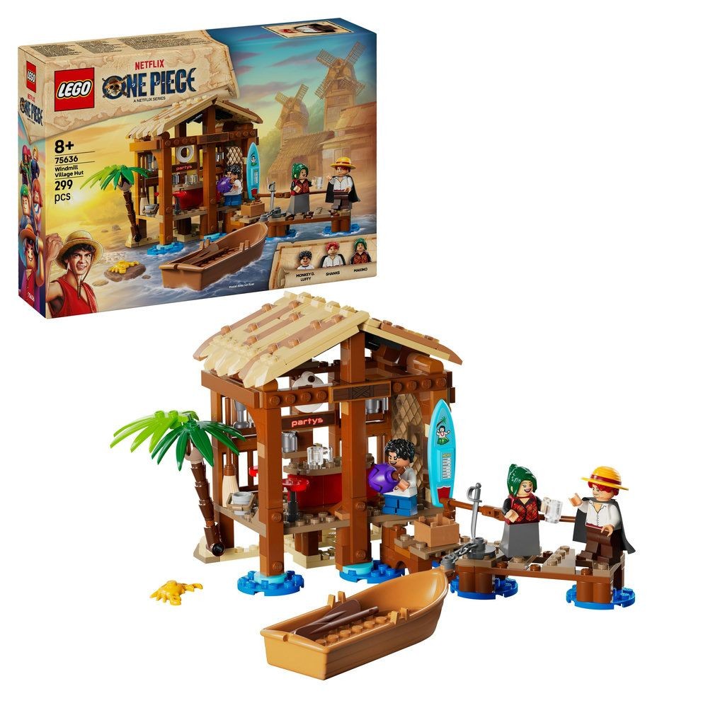 Gadget - Lego: 75636 - One Piece - La Capanna Del Villaggio Foosha - Lego