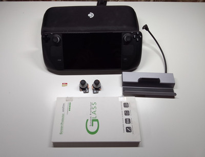 Steam Deck LCD 1TB w/ 256GB SD, Hall effect Joysticks, Dock, Case, etc.