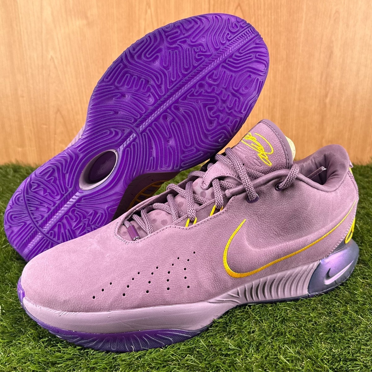 Nike LeBron 21 Purple Rain Basketball Shoes FV2345-500 Men's Size