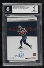 2018 Encased Rookie Notable Signatures 23/50 Rashaad Penny BGS 9 MINT Auto p0i