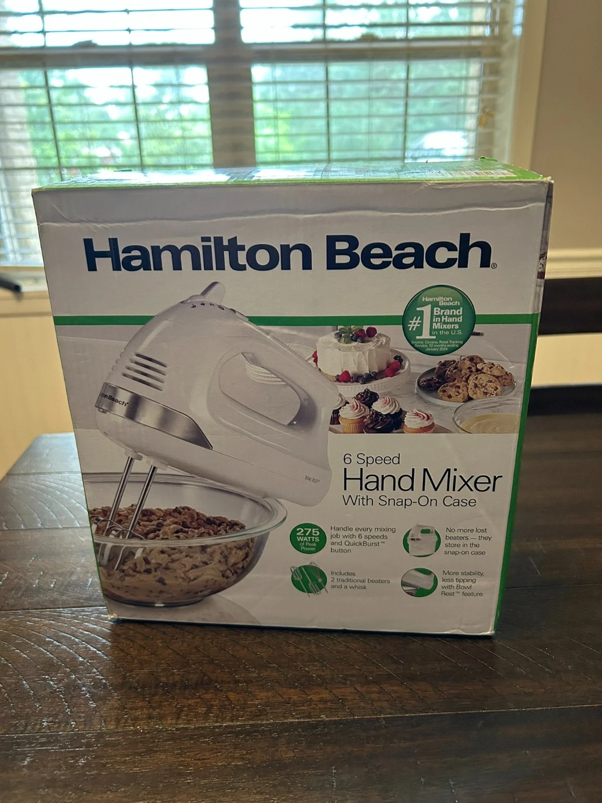 Hamilton Beach 6-Speed Electric Hand Mixer with Whisk And Storage Case
Opens in a new window or tab