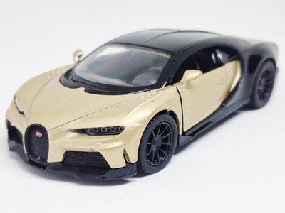 Kinsmart Bugatti Chiron Supersport Gold Tone 1/38 Scale Diecast Car