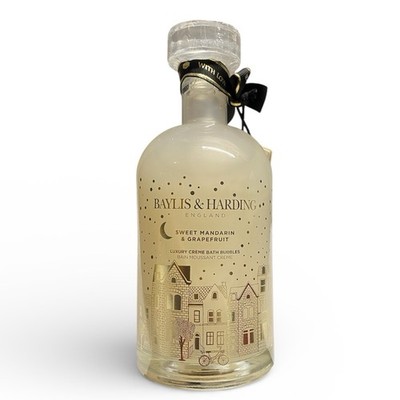Baylis & Harding Sweet Mandarin & Grapefruit Luxury Bath Bubbles   Glass Bottle