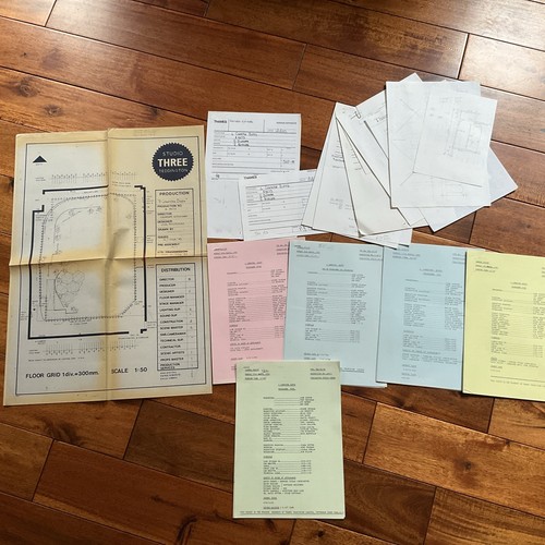 Vintage Thames TV Production Notes ‘Database’ Computer TV Show Clive Sinclair