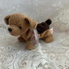Ty Beanie Baby   Tuffy The Dog  Plush Stuffed Animal 1996
