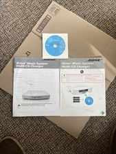 Bose Wave Music System, Multi Cd Changer, Owners Guide Manuals  Update Disc